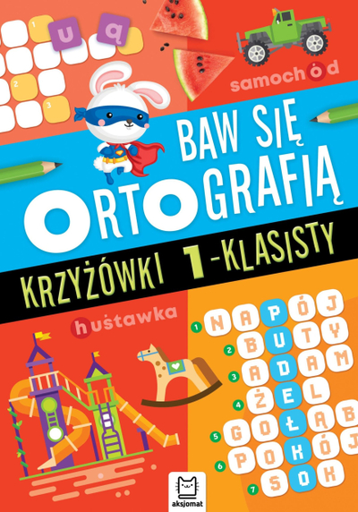 Libër me fjallëkryqe Aksjomat Baw Się Ortografią, klasa 1, me figura, me ngjyra