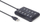 USB HUB Gembird 2.0, 10 porta, me çelës, i zi