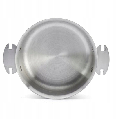 Set tenxheresh De Buyer Outdoor LOQY, 2 copë, çelik inox, argjendtë