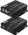Ekstender USB nëpërmjet kabllos bakri BCS UTP 4USB SET2, set me 2 pjesë, plug and play, i zi