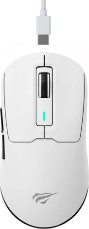 Maus gaming Havit MS969WB, wireless 2.4G me Bluetooth, 16000 DPI, bardh e zi