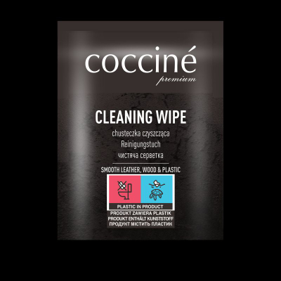 Pecetë pastruese Coccine Clean Wipe, për lëkurë të lëmuar, njëpërdorimshme
