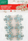 Elemente dekorative Craft with Fun: Wooden clip snowflake, 6 copë