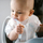 Силиконска лажица за бебиња BabyOno Flexible, 6m+, сина