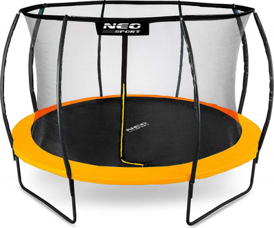 Trampolinë për kopsht Neo Sport, 180 x 374 cm, portokalli
