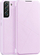 Këllëf telefoni Dux Ducis Skin X Samsung Galaxy S22 Plus, lëkurë eko, me mbajtës karte, rozë