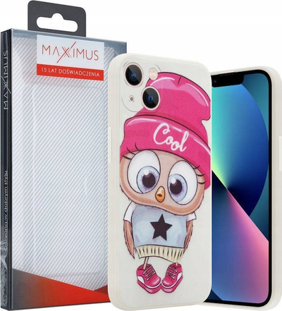 Mbulesë telefoni MX Owl Cool për Samsung S21 Ultra 5G, TPU, me buf, bezhë