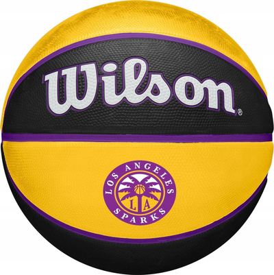 Top basketbolli Wilson WNBA Team Tribute Los Angeles Sparks WTB4600XBLAS, për brendësi dhe jashtë, shumëngjyrësh