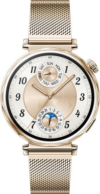 Smartwatch Huawei Watch GT 5, 41mm, byzylyk Milanese, ngjyrë ar