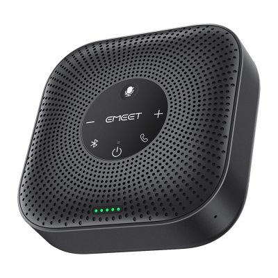 Altoparlant konferencash EMEET M0 Plus, 4 mikrofonë AI 360°, USB C Bluetooth, i zi