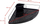 Tharës enësh për qoshe Brunbeste Corner Dish Dryer, i madh, i zi
