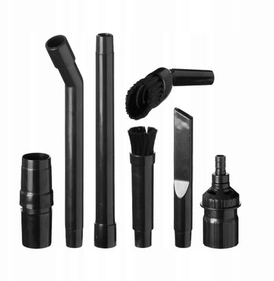Set gryka universale Wessper MiniBrush, për fshesë me korrent, tub 30–38 mm, i zi