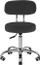 Stol kozmetik Activeshop A-007, rrotullues, rregullim lartësie, i zi