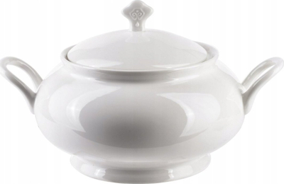 Tereni BASIC 2.1L, porcelan, me kapak, i bardhë