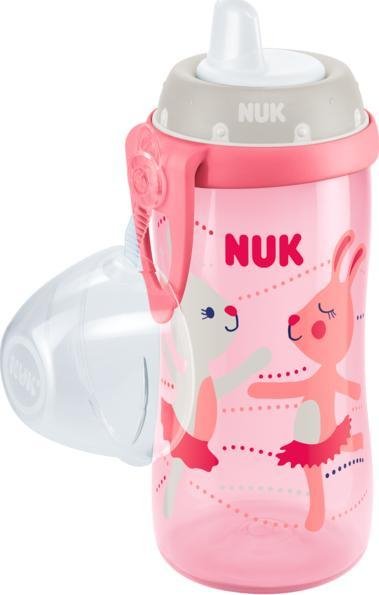 Gojëz shisheje NUK Kiddy Cup, e fortë, 12+ muajsh, transparente