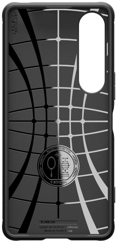 Kapak telefoni Spigen Rugged Armor për Sony Xperia 1 VII, matte, i zi