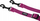 Zinxhir i dyfishtë për qen Chaba Adjustable Double Leash S, 32-55cm, bordeaux
