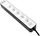 Продолжен приклучок Tracer Zebra, 5 места, 1.5 m, 2x USB 2.1A, бело и црно