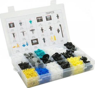 Set kapëse montimi MTuning_F, 730 copë, plastike, shumëngjyrëshe
