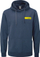 Bluzë me kapuç Rab Voyage Hoody, pambuk, xhep kangur, blu