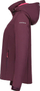 Xhaketë softshell Icepeak BRENHAM për femra, me polar, kapuç i heqshëm, vishnje