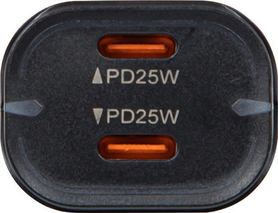 Полнач за автомобил G50B 75-779, USB-C x2, 50W, црн