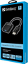Adaptues video Sandberg DisplayPort në VGA, 50843, i zi