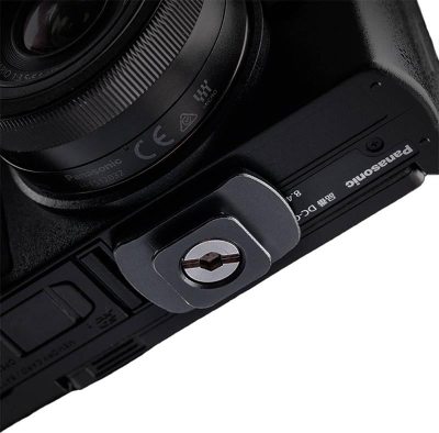 Adapter shpejtlëshues për kamerë PGYTECH SnapLock Nano P-CG-031, vidë 1/4-20", aliazh alumini, i zi