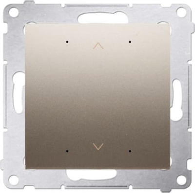 WiFi контролер за ролетни Simon 54 Go DEZ1W.01/44, 2x5A, 230V, златна боја