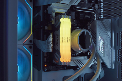 RAM десктоп Kingston Fury Renegade KF560C32RSAK2-96, 96GB DDR5, 6000MHz RGB, црна и сребрена