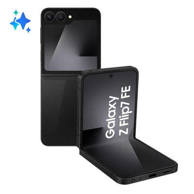 Телефон Samsung Galaxy Flip7 FE, 6.7\", 256GB, 5G, црн