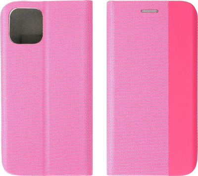 Këllf telefoni Case Sensitive Book për Samsung Galaxy A34 5G, tip libër, me mbyllje me magnet, rozë