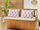 Set jastëkësh kopshti TORRETTA, 2 copë, 40 x 60 cm, model bimor, e bardhë