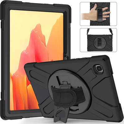 Mbulesë tableti eStuff për Samsung Galaxy Tab A7 10.4", me qëndrim, e zezë