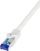 Kabllo rrjeti LogiLink C6A081S, 7.5 m, Cat6a S FTP, i bardhë