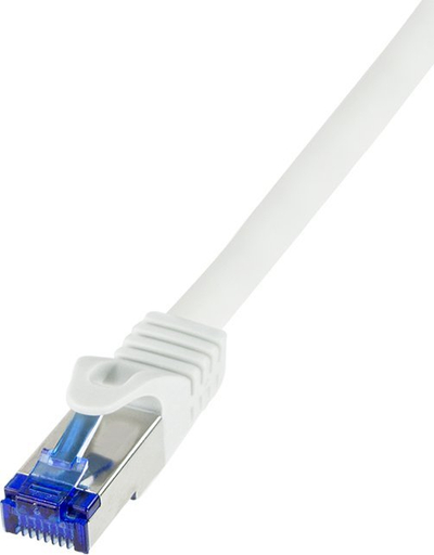 Kabllo rrjeti LogiLink C6A081S, 7.5 m, Cat6a S FTP, i bardhë