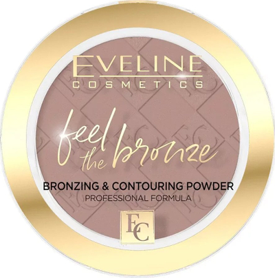 Pudër konturimi Eveline Cosmetics Feel the Bronze 01 Milky Way, 4 g, bezhë e çelët
