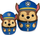 Lodër pelushi PAW Patrol Chase Squish, 8", e butë, për kalamaj 1+