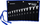 Set çelsa unazorë me ratçet Brilliant Tools BT013212, 12 copa, 8-19 mm, ngjyrë argjendtë