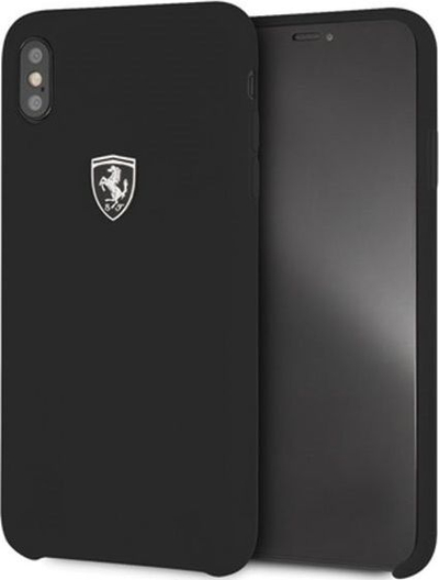 Mbrojtëse telefoni Ferrari FEOSIHCI65BK për iPhone Xs Max, silikon, e zezë