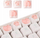Set keycaps 3D për tastierë, 4 copë, dizajn Cat Paw, shumëngjyrëshe