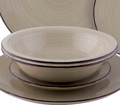 Set pjatesh Lamart LT9111 Trendy, 6 pjesë, qeramikë, kafe