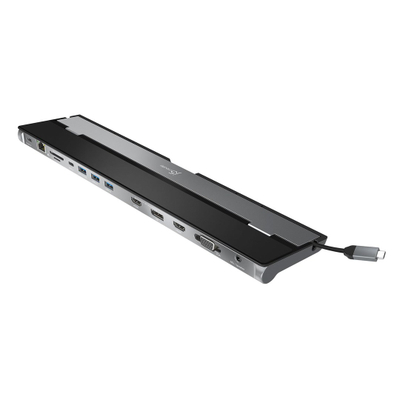Stacion dokimi j5create JCD543P, USB-C, 100W PD, gri