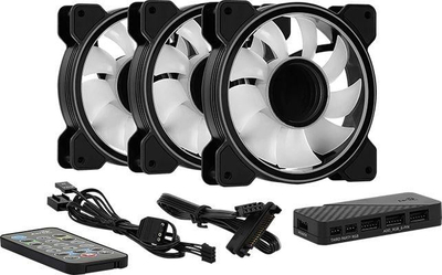 Ftohës Aerocool MIRAGE 12 ARGB PRO + hub + komandë