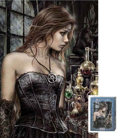 Puzzle Heye Favole Poison, 1000 copa, ilustrim Victoria Frances, shumëngjyrësh