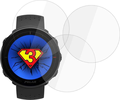 Fletë mbrojtëse ekrani 3MK Watch Protection për Polar Vantage M, set 3 copë, transparente