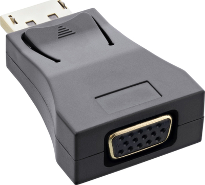 Adaptor video InLine DisplayPort në VGA, Full HD 1080p 60Hz, i zi