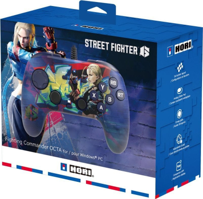Контролер HORI Fighting Commander OCTA Cammy Edition, за PC, Street Fighter 6, шарен