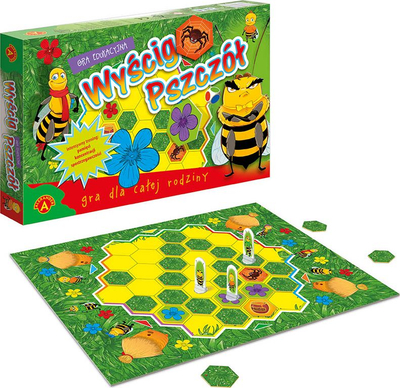 Loja tavoline Alexander Bee Race, lojë memorieje me zare, për fëmijë dhe të rritur