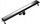 Kanal linear dushi Aquasteel LA 500, çelik inox, argjendtë